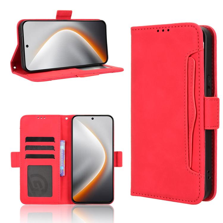 Skin Feel Calf Texture Card Slots Leather Phone Case, For Tenco Spark Go 3, For Tecno Spark Slim, For Tecno Spark 40C, For Tecno Pova 7 Pro 5G