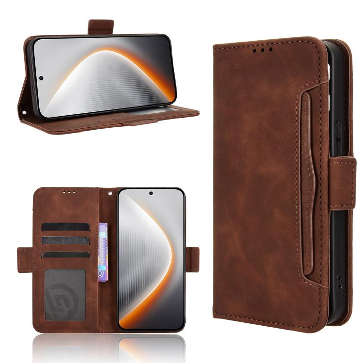 Skin Feel Calf Texture Card Slots Leather Phone Case, For Tenco Spark Go 3, For Tecno Spark Slim, For Tecno Spark 40C, For Tecno Pova 7 Pro 5G