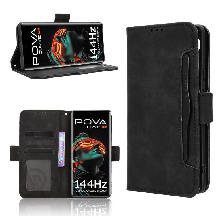 Skin Feel Calf Texture Card Slots Leather Phone Case, For Tecno Pova 7 Ultra 5G, For Tecno Pova 7 4G, For Tecno Spark Go 2 4G, For Tecno Pova Curve 5G