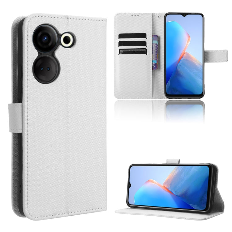 Diamond Texture Leather Phone Case, For Tecno Camon 20 Pro 5G, For Tecno Camon 20 Pro