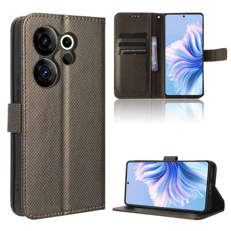 Diamond Texture Leather Phone Case, For Tecno Pova 5 Pro, For Tecno Pova Neo 3, For Tenco Pova 5, For Tecno Camon 20 Premier 5G