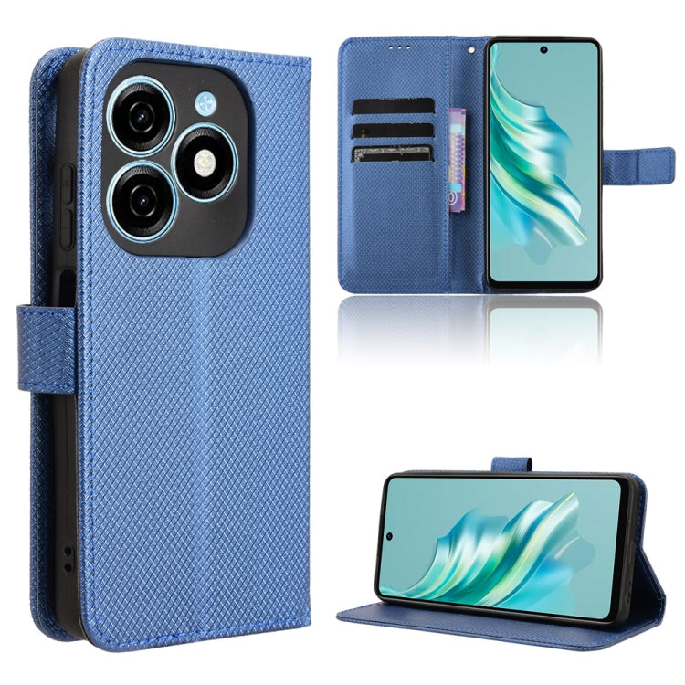 Diamond Texture Leather Phone Case, For Tecno Spark 20 Pro+ 4G, For Tecno Spark 20 Pro 4G, For Tecno Spark Go 2024, For Tecno Spark 20 4G