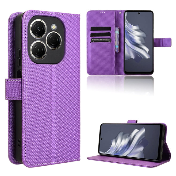 Diamond Texture Leather Phone Case, For Tecno Spark 20 Pro+ 4G, For Tecno Spark 20 Pro 4G, For Tecno Spark Go 2024, For Tecno Spark 20 4G