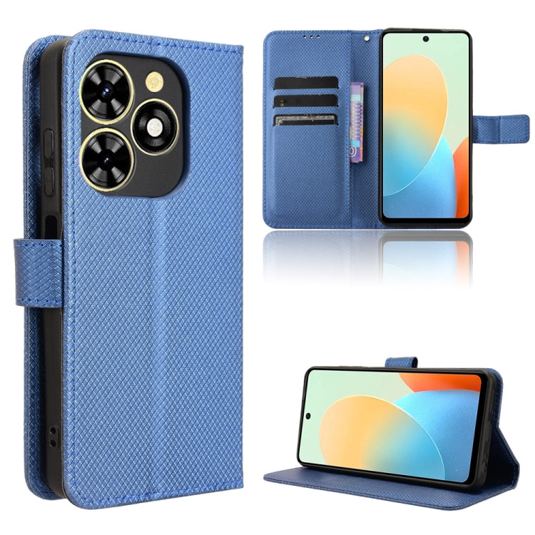 Diamond Texture Leather Phone Case, For Tecno Spark 20 Pro+ 4G, For Tecno Spark 20 Pro 4G, For Tecno Spark Go 2024, For Tecno Spark 20 4G
