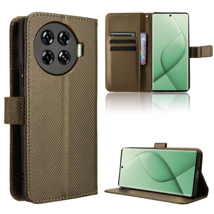 Diamond Texture Leather Phone Case, For Tecno Spark 20 Pro+ 4G, For Tecno Spark 20 Pro 4G, For Tecno Spark Go 2024, For Tecno Spark 20 4G