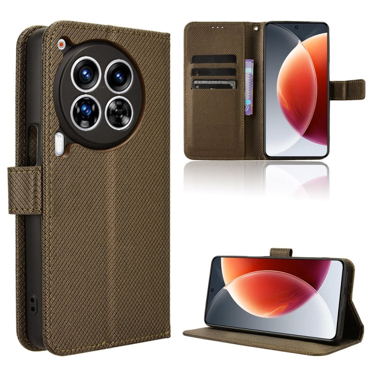 Diamond Texture Leather Phone Case, For Tecno Spark 30C 4G, For Tecno Spark 20 Pro 5G, For Tecno Camon 30 Premier 5G, For Tecno Pova 6 Neo 4G
