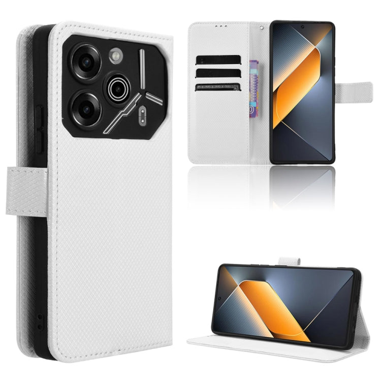 Diamond Texture Leather Phone Case, For Tecno Pova 6 4G, For Tecno Camon 30 Pro 5G, For Tecno Camon 30 5G / 4G, For Tecno Pova 6 Pro 5G