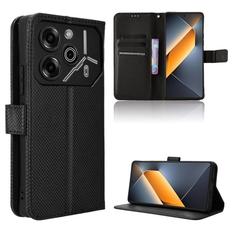 Diamond Texture Leather Phone Case, For Tecno Pova 6 4G, For Tecno Camon 30 Pro 5G, For Tecno Camon 30 5G / 4G, For Tecno Pova 6 Pro 5G