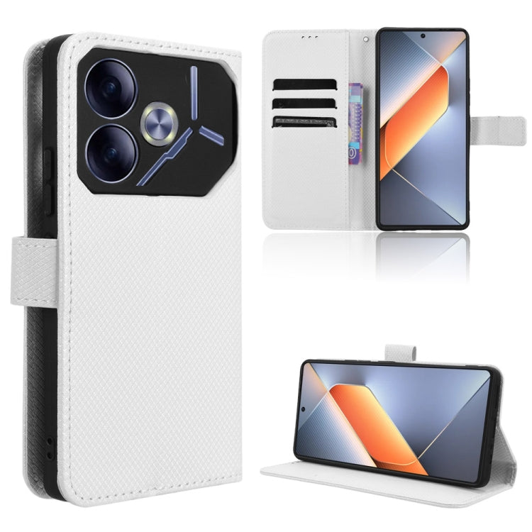 Diamond Texture Leather Phone Case, For Tecno Pova 6 4G, For Tecno Camon 30 Pro 5G, For Tecno Camon 30 5G / 4G, For Tecno Pova 6 Pro 5G