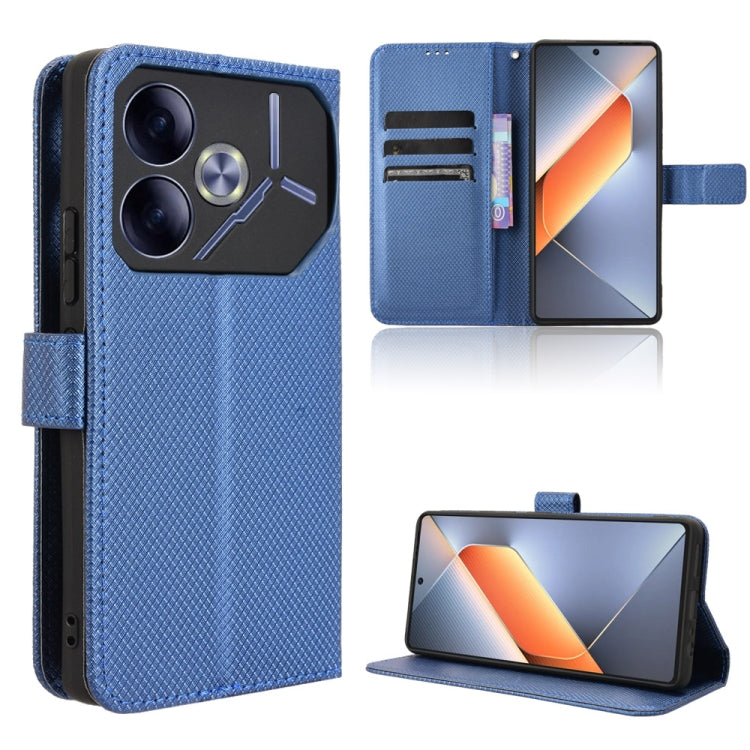 Diamond Texture Leather Phone Case, For Tecno Pova 6 Pro 5G, For Tecno Spark 20 Pro+ 4G, For Tecno Spark 20 Pro 4G, For Tecno Spark Go 2024