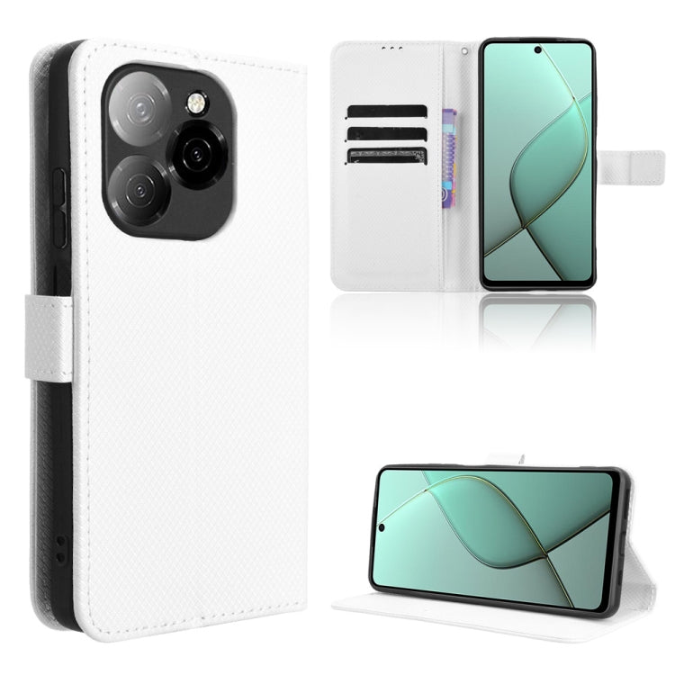 Diamond Texture Leather Phone Case, For Tecno Spark 30C 4G, For Tecno Spark 20 Pro 5G, For Tecno Camon 30 Premier 5G, For Tecno Pova 6 Neo 4G