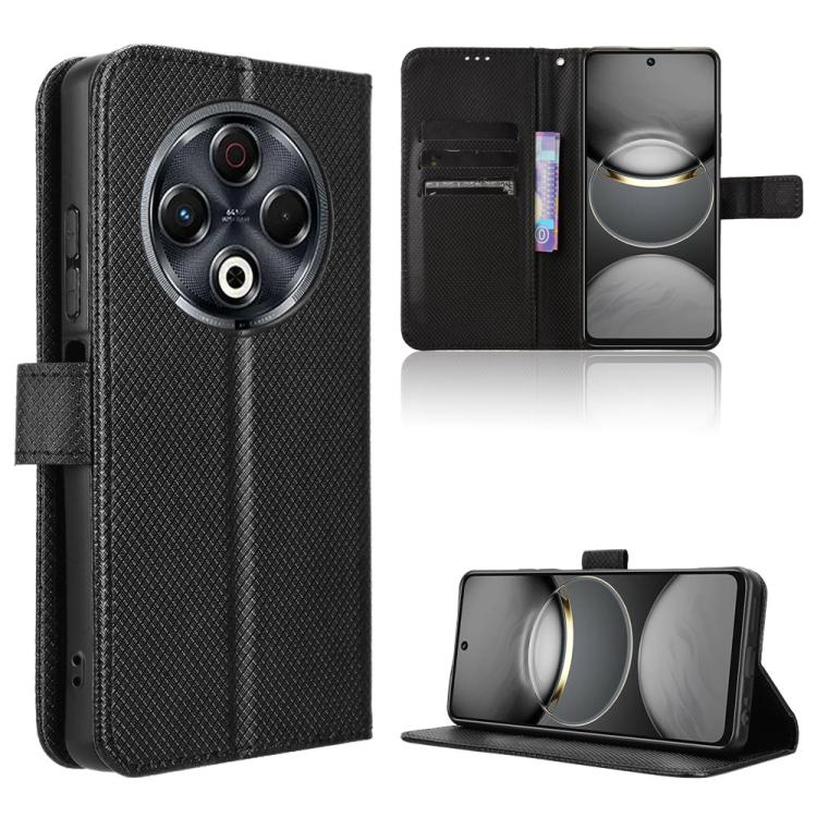 Diamond Texture Leather Phone Case, For Tecno Pova 6 Neo 5G / Spark 30 5G, For Tecno Spark 30 Pro 4G, For Tecno Spark 30 4G, For Tecno Spark Go 1 / Pop 9 / Spark Go 2025