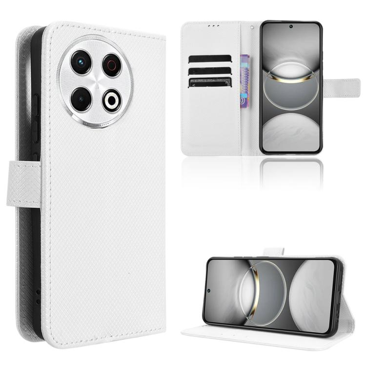 Diamond Texture Leather Phone Case, For Tecno Pova 6 Neo 5G / Spark 30 5G, For Tecno Spark 30 Pro 4G, For Tecno Spark 30 4G, For Tecno Spark Go 1 / Pop 9 / Spark Go 2025
