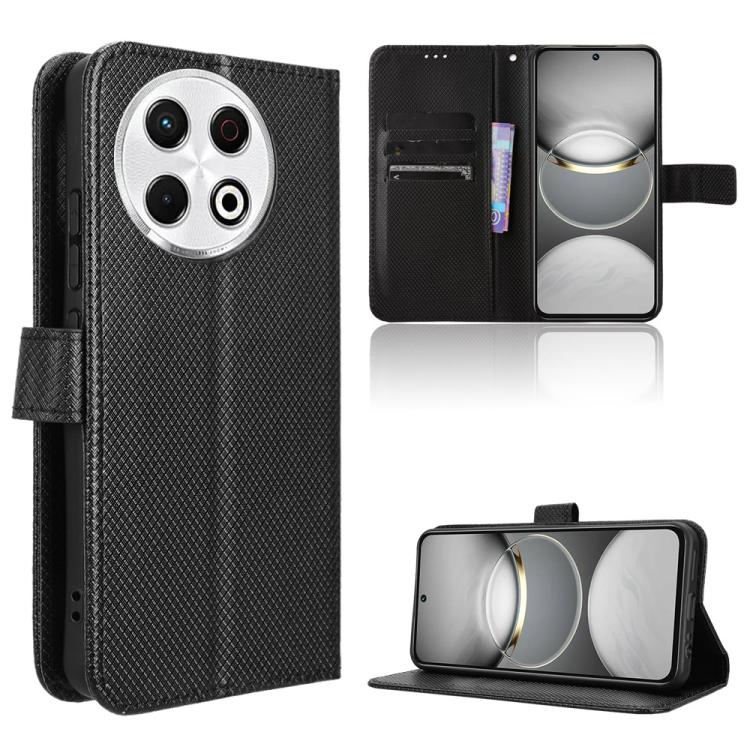 Diamond Texture Leather Phone Case, For Tecno Pova 6 Neo 5G / Spark 30 5G, For Tecno Spark 30 Pro 4G, For Tecno Spark 30 4G, For Tecno Spark Go 1 / Pop 9 / Spark Go 2025