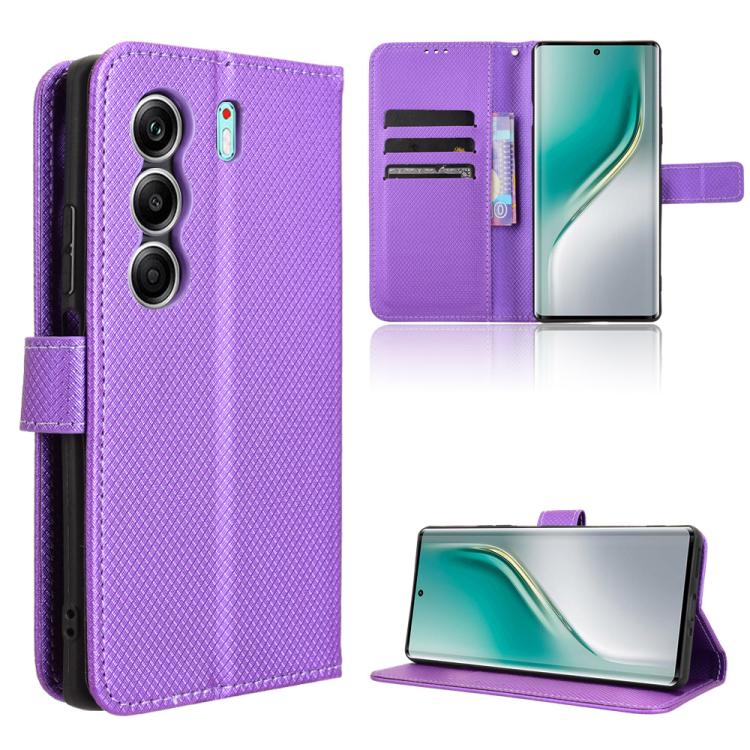 Diamond Texture Leather Phone Case, For Tecno Camon 30S 4G / 30S Pro 4G, For Tecno Pova 6 Neo 5G / Spark 30 5G, For Tecno Spark 30 Pro 4G, For Tecno Spark 30 4G