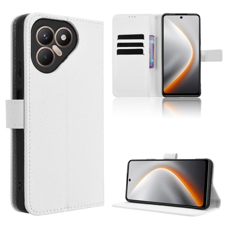 Diamond Texture Leather Phone Case, For Tecno Pova 7 Ultra 5G, For Tecno Pova 7 4G, For Tecno Spark Go 2 4G, For Tecno Pova Curve 5G