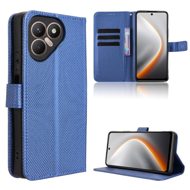 Diamond Texture Leather Phone Case, For Tecno Pova 7 Ultra 5G, For Tecno Pova 7 4G, For Tecno Spark Go 2 4G, For Tecno Pova Curve 5G
