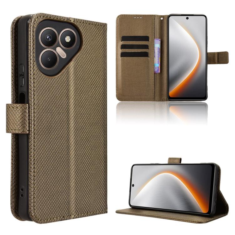 Diamond Texture Leather Phone Case, For Tecno Pova 7 Ultra 5G, For Tecno Pova 7 4G, For Tecno Spark Go 2 4G, For Tecno Pova Curve 5G