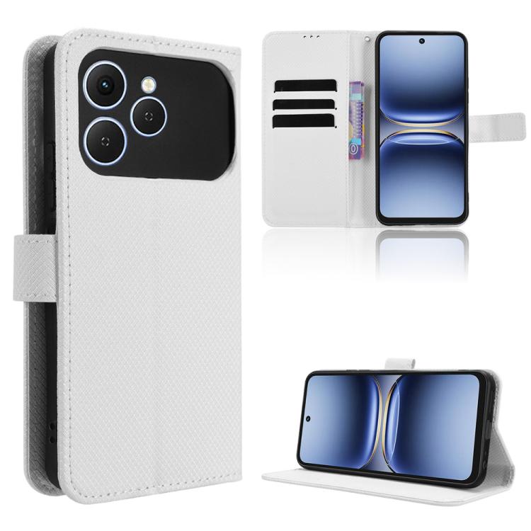 Diamond Texture Leather Phone Case, For Tecno Pova 7 5G, For Tecno Spark 40 Pro+ 4G, For Tecno Spark 40 Pro 4G, For Tecno Spark 40 4G