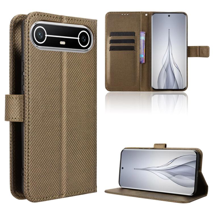 Diamond Texture Leather Phone Case, For Tenco Spark Go 3, For Tecno Spark Slim, For Tecno Spark 40C, For Tecno Pova 7 Pro 5G