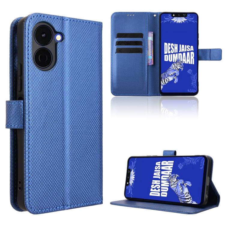 Diamond Texture Leather Phone Case, For Tenco Spark Go 3, For Tecno Spark Slim, For Tecno Spark 40C, For Tecno Pova 7 Pro 5G