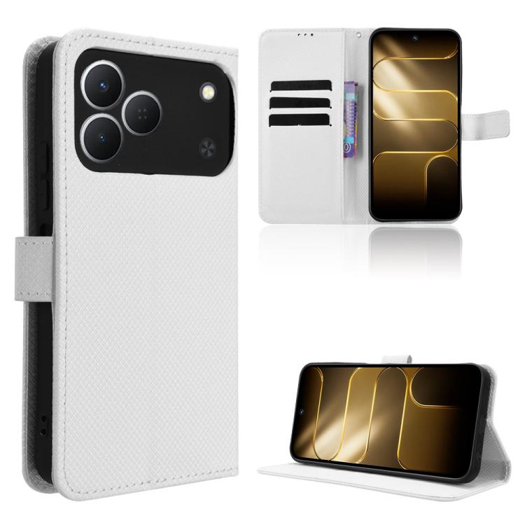 Diamond Texture Leather Phone Case, For Tecno Camon 50 4G, For Tenco Spark Go 3, For Tecno Spark Slim, For Tecno Spark 40C