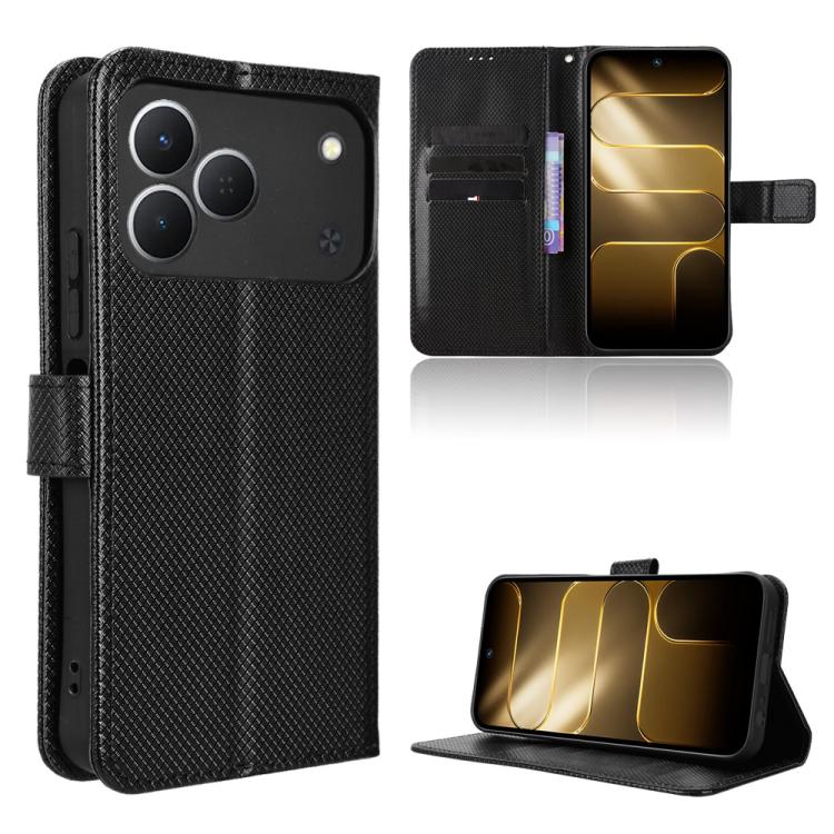 Diamond Texture Leather Phone Case, For Tecno Camon 50 4G, For Tenco Spark Go 3, For Tecno Spark Slim, For Tecno Spark 40C