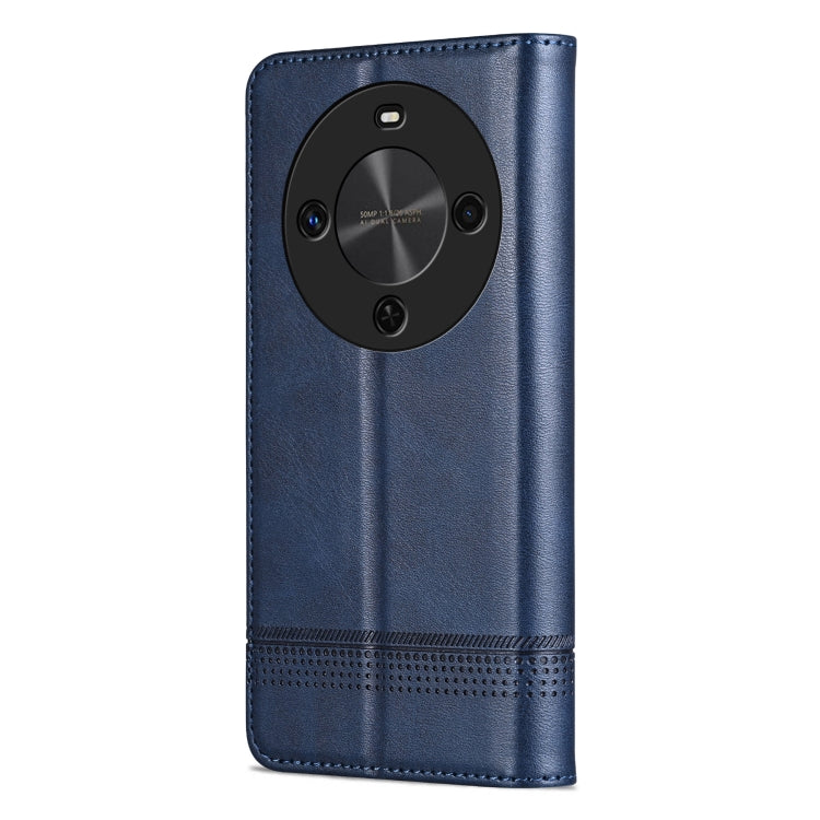 For Huawei Maimang 30 AZNS Magnetic Calf Texture Flip Leather Phone Case(Dark Blue)