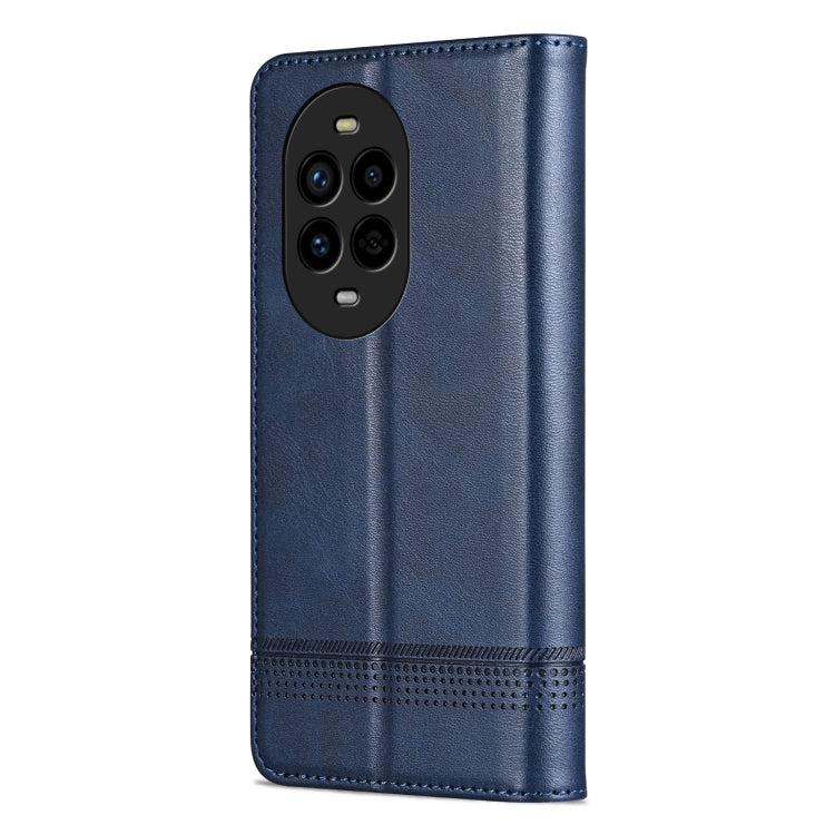 For Huawei nova 13 Pro AZNS Magnetic Calf Texture Flip Leather Phone Case(Dark Blue)