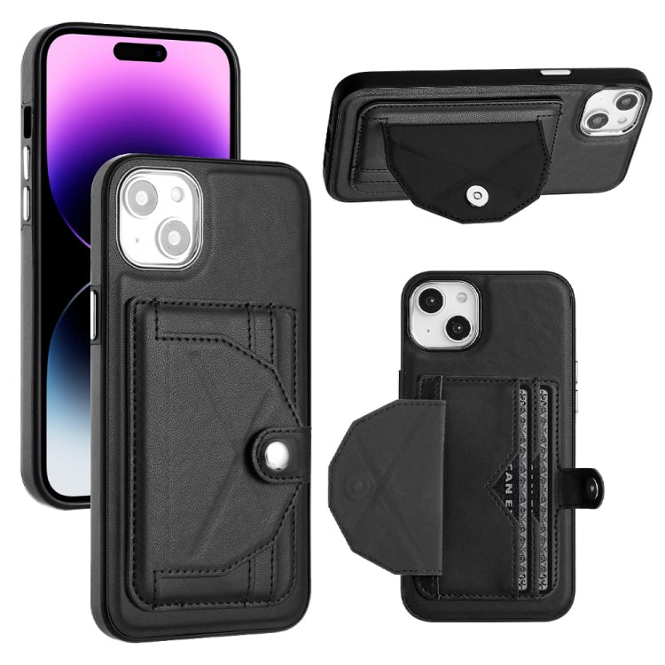 Shockproof Leather Phone Case with Card Holder, For iPhone 14, For iPhone 15 Pro Max, For iPhone 15 Pro, For iPhone 14 Plus