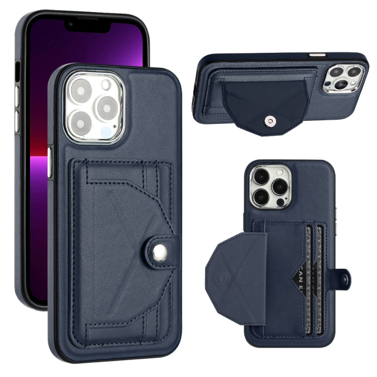 Shockproof Leather Phone Case with Card Holder, For iPhone 14 Pro, For iPhone 15 Plus, For iPhone 15, For iPhone 14 Pro Max