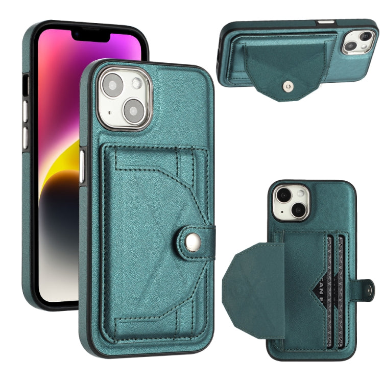 Shockproof Leather Phone Case with Card Holder, For iPhone 13, For iPhone 13 Pro, For iPhone 13 Pro Max, For iPhone 12 / 12 Pro