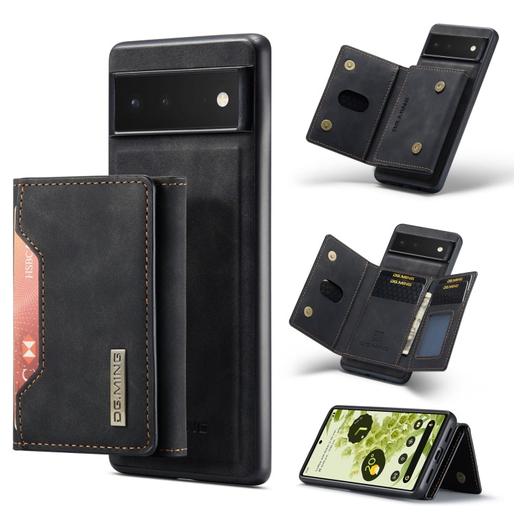 DG.MING M2 Series 3-Fold Multi Card Bag + Magnetic Phone Case, For Google Pixel 9 / 9 Pro, For Google Pixel 8a, For Google Pixel 7a, For Google Pixel 6
