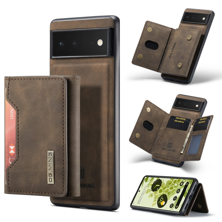 DG.MING M2 Series 3-Fold Multi Card Bag + Magnetic Phone Case, For Google Pixel 8a, For Google Pixel 7a, For Google Pixel 6