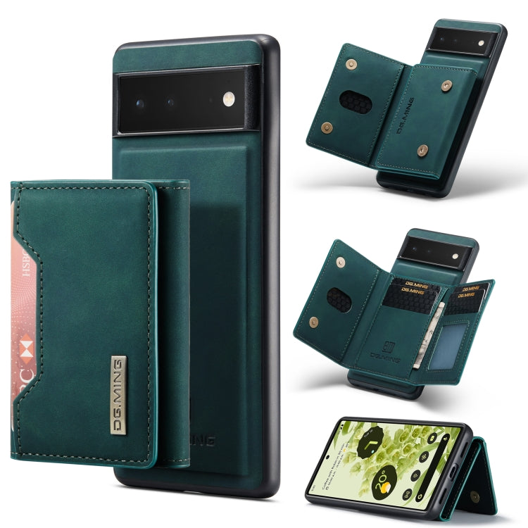 DG.MING M2 Series 3-Fold Multi Card Bag + Magnetic Phone Case, For Google Pixel 9 / 9 Pro, For Google Pixel 8a, For Google Pixel 7a, For Google Pixel 6