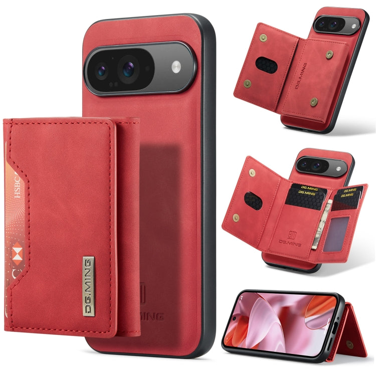DG.MING M2 Series 3-Fold Multi Card Bag + Magnetic Phone Case, For Google Pixel 10a, For Google Pixel 9a, For Google Pixel 9 Pro XL, For Google Pixel 9 / 9 Pro