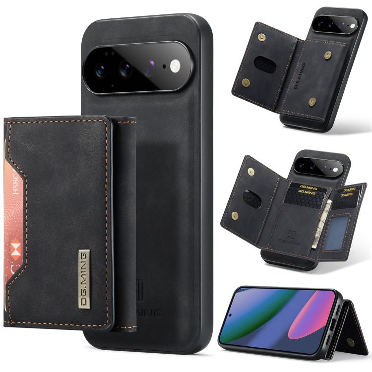 DG.MING M2 Series 3-Fold Multi Card Bag + Magnetic Phone Case, For Google Pixel 11 Pro XL, For Google Pixel 11, For Google Pixel 11 Pro, For Google Pixel 10a