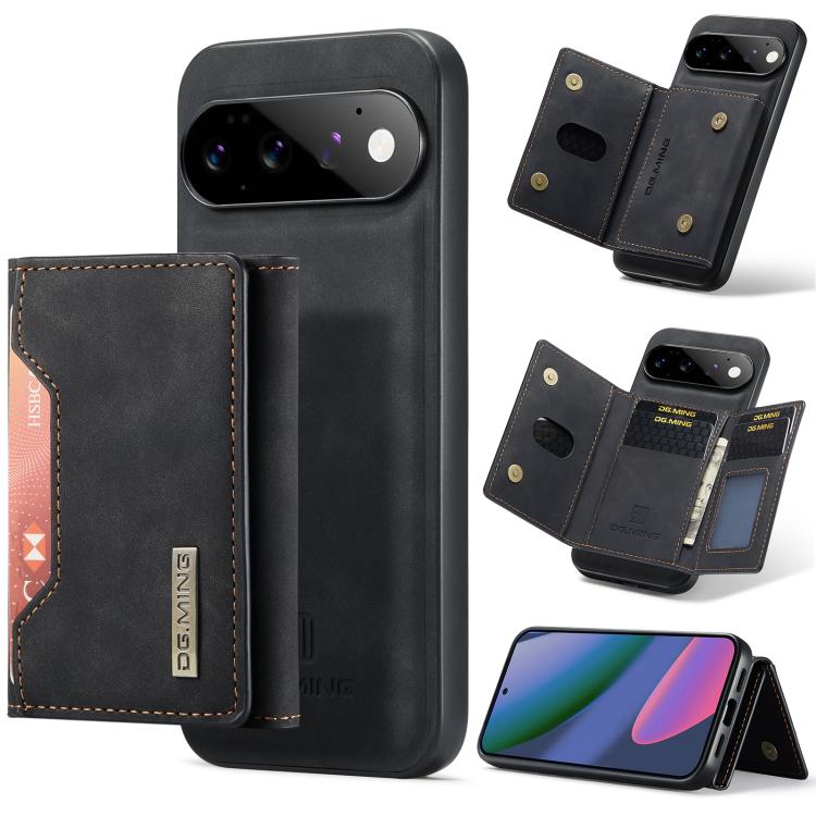 DG.MING M2 Series 3-Fold Multi Card Bag + Magnetic Phone Case, For Google Pixel 11 Pro XL, For Google Pixel 11, For Google Pixel 11 Pro, For Google Pixel 10a