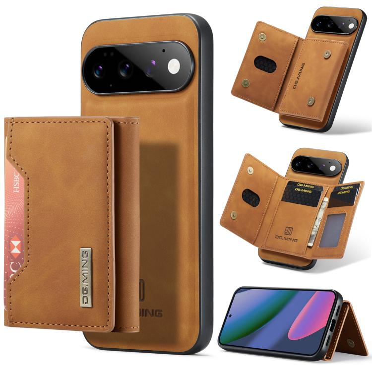 DG.MING M2 Series 3-Fold Multi Card Bag + Magnetic Phone Case, For Google Pixel 11 Pro XL, For Google Pixel 11, For Google Pixel 11 Pro, For Google Pixel 10a