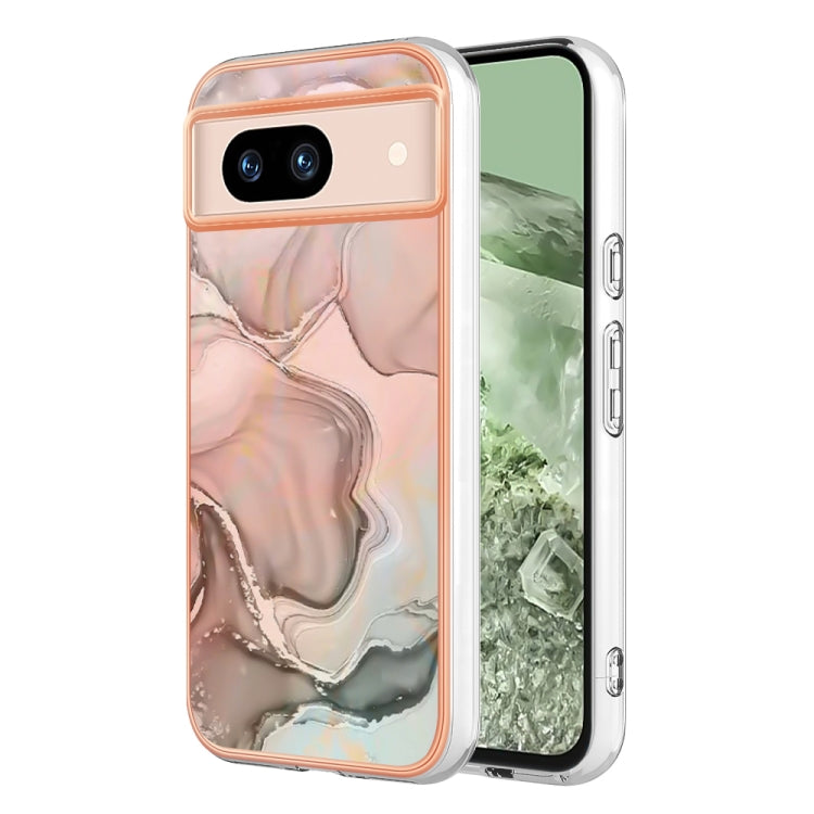Electroplating Marble Dual-side IMD Phone Case, For Google Pixel 9 Pro XL, For Google Pixel 9 / 9 Pro, For Google Pixel 8a, For Google Pixel 8 Pro