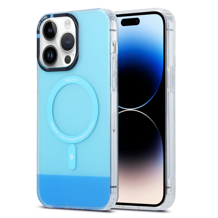 PC + TPU IMD MagSafe Magnetic Phone Case, For iPhone 14 Pro, For iPhone 15 Pro, For iPhone 15 Plus
