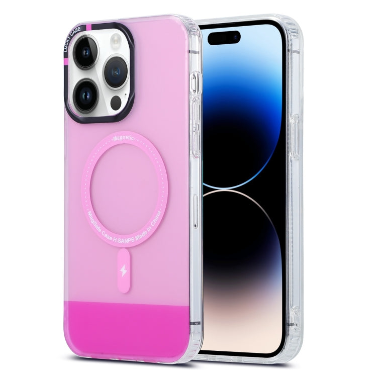 PC + TPU IMD MagSafe Magnetic Phone Case, For iPhone 15 Pro Max, For iPhone 15 Pro, For iPhone 15 Plus, For iPhone 15