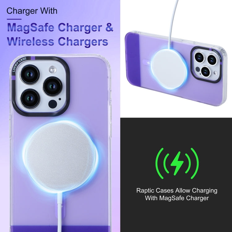PC + TPU IMD MagSafe Magnetic Phone Case, For iPhone 14 Pro, For iPhone 15 Pro, For iPhone 15 Plus