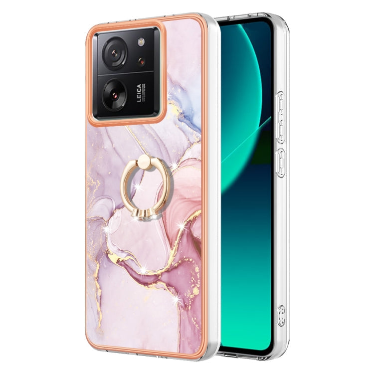 Electroplating Marble IMD TPU Phone Case with Ring Holder, For Xiaomi 13T/13T Pro, For Xiaomi Poco F5 5G / Redmi Note 12 Turbo, For Xiaomi Poco F5 Pro 5G / Redmi K60, For Xiaomi Redmi Note 12S 4G