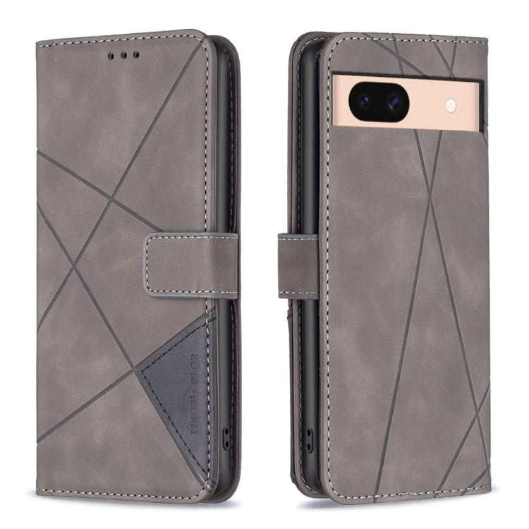 Magnetic Buckle Rhombus Texture Leather Phone Case, For Google Pixel 9 Pro, For Google Pixel 9, For Google Pixel 8a, For Google Pixel 8 Pro