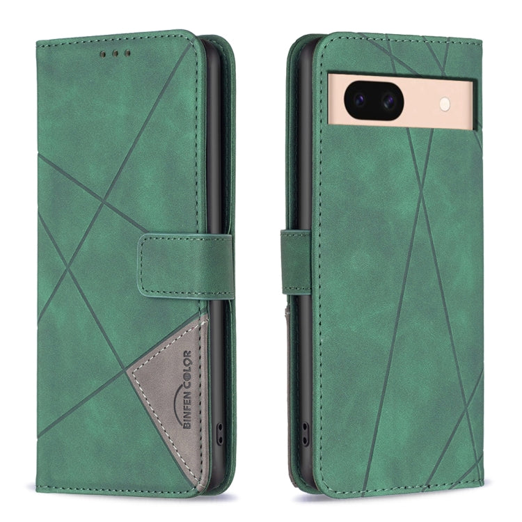 Magnetic Buckle Rhombus Texture Leather Phone Case, For Google Pixel 9 Pro, For Google Pixel 9, For Google Pixel 8a, For Google Pixel 8 Pro
