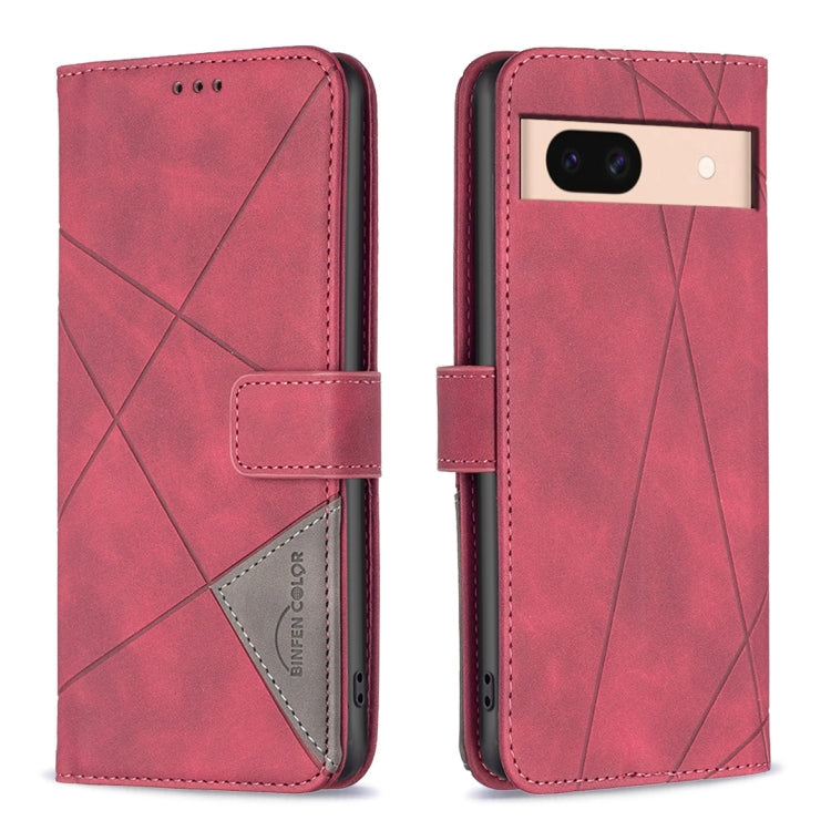 Magnetic Buckle Rhombus Texture Leather Phone Case, For Google Pixel 9 Pro, For Google Pixel 9, For Google Pixel 8a, For Google Pixel 8 Pro
