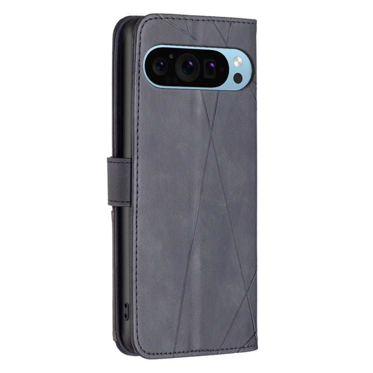 Magnetic Buckle Rhombus Texture Leather Phone Case, For Google Pixel 9 Pro, For Google Pixel 9, For Google Pixel 8a, For Google Pixel 8 Pro