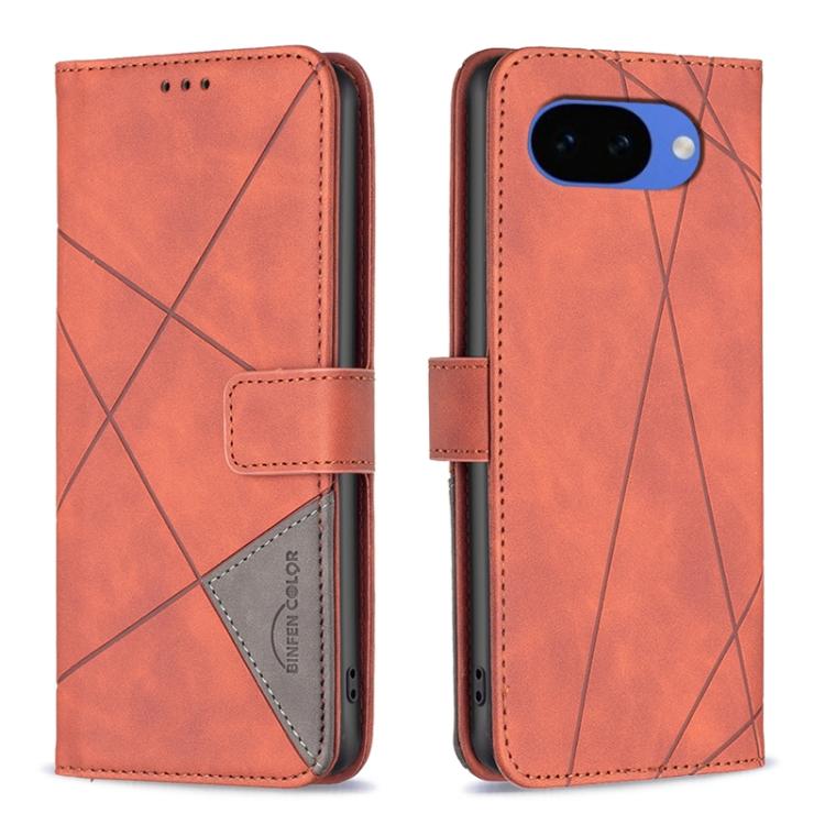 Magnetic Buckle Rhombus Texture Leather Phone Case, For Google Pixel 11a, For Google Pixel 11 / 11 Pro, For Google Pixel 10a, For Google Pixel 9A