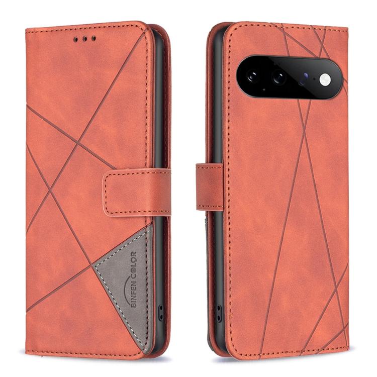 Magnetic Buckle Rhombus Texture Leather Phone Case, For Google Pixel 11a, For Google Pixel 11 / 11 Pro, For Google Pixel 10a, For Google Pixel 9A
